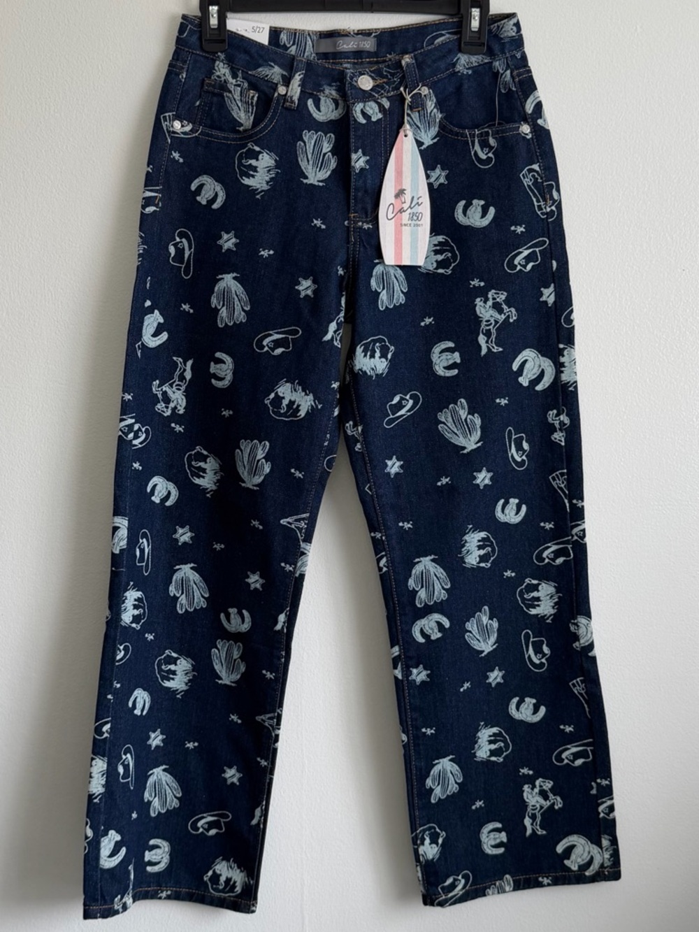 Cali1850 Women Western Jeans